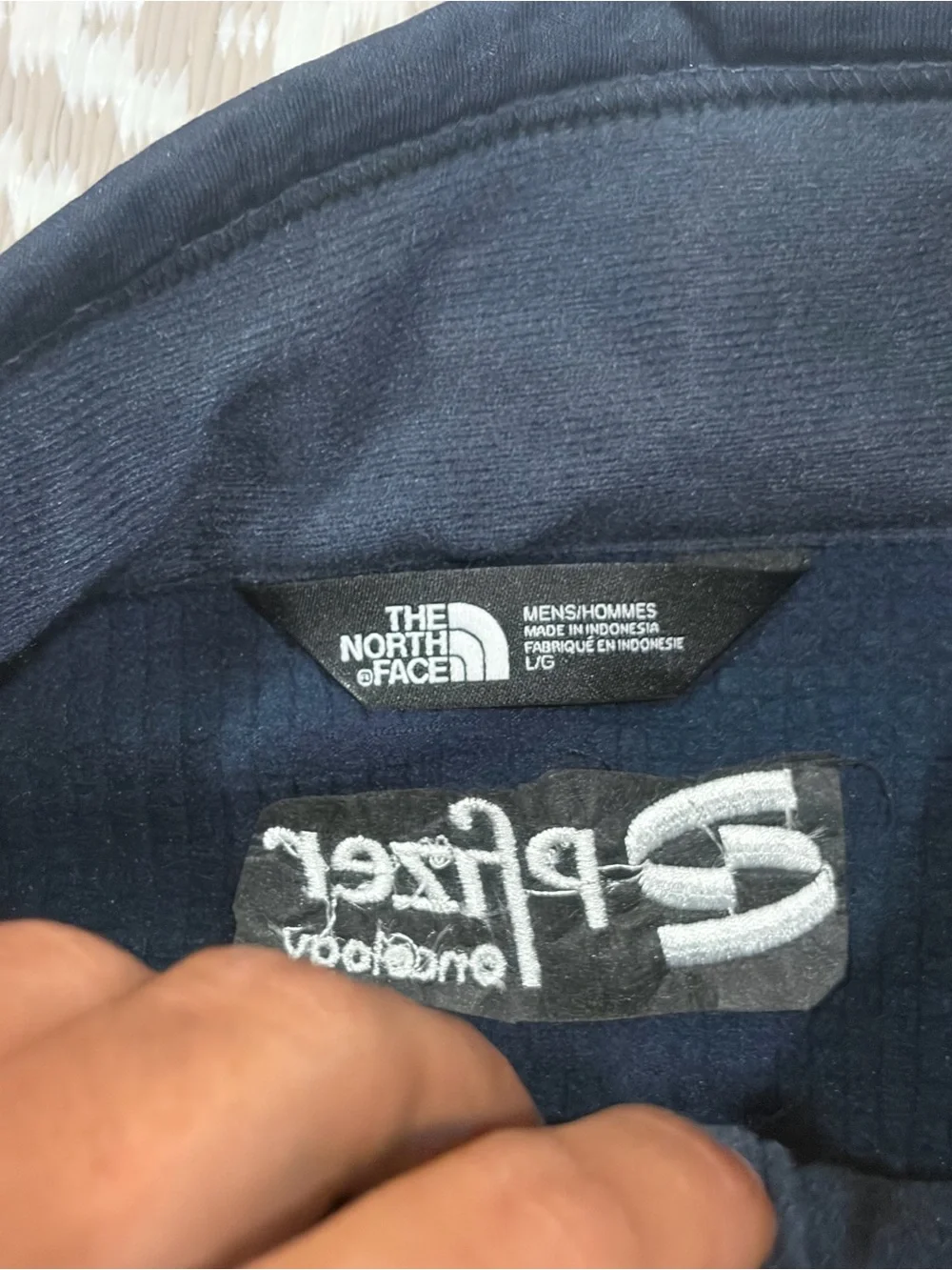 The North Face Jacket Zip Up Navy Blue Size L New